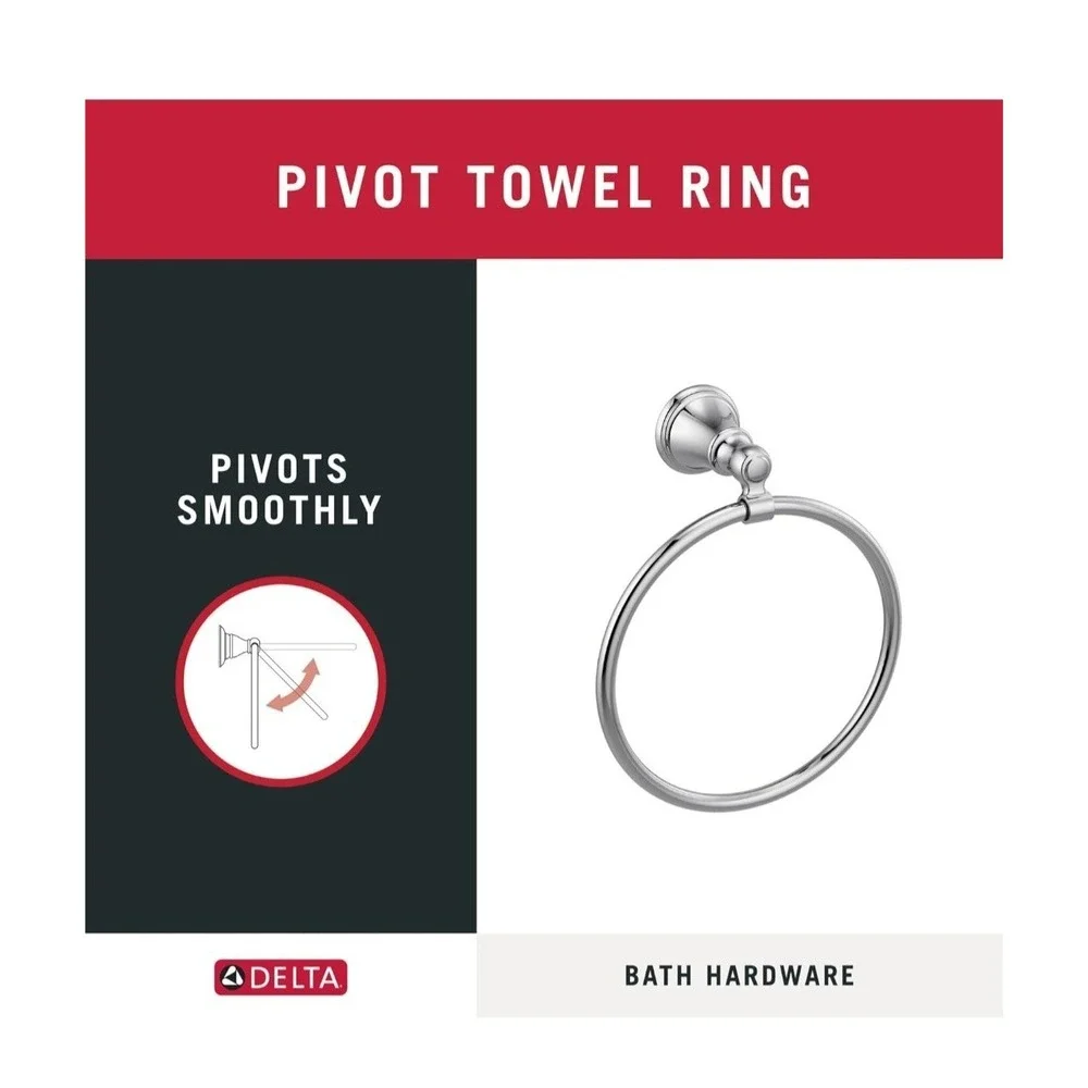 Delta 79446-SS Linden Towel Ring - Brilliance Stainless